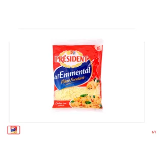 Fromage râpé Fondant PRESIDENT 110 g