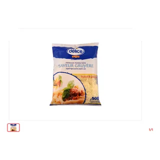 Fromage fondu râpé au gruyère Milkana DELICE 500 g