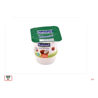 Yaourt aromatisé Noix de coco NATILAIT 110 g