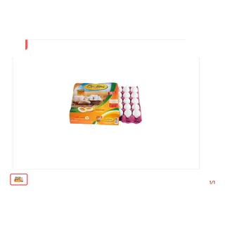 Œufs frais Jaune orange OVOLINA 30 Pièces
