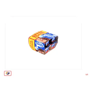Crème dessert chocolat praliné DANETTE 8*100 g
