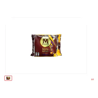 Glace Double chocolat-Caramel MAGNUM 360 ml-6 Pièces Mini