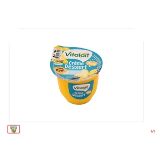 Crème dessert Vanille VITALAIT 100 g