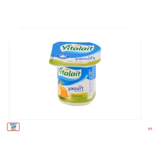 Yaourt aromatisé Citron VITALAIT 100 g
