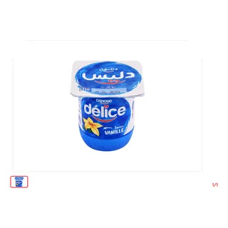 Yaourt aromatisé Vanille DELICE DANONE 110 g
