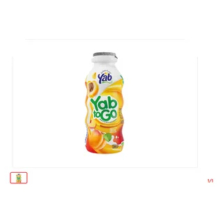 Boisson lactée Pêche/Abricot Y'AB 200 ml