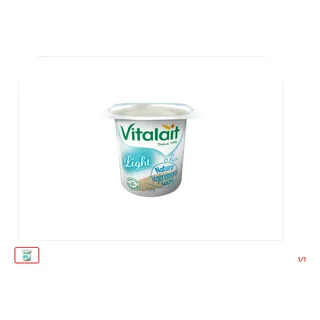Yaourt nature Light VITALAIT 100 g