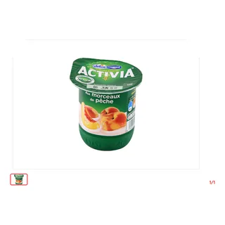 Yaourt aux fruits Pêche ACTIVIA 100 g