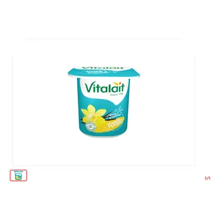 Yaourt aromatisé vanille VITALAIT 100 g