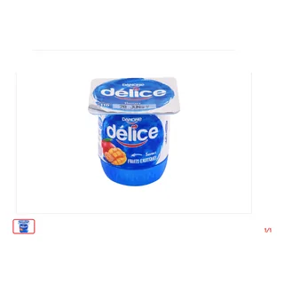 Yaourt aromatisé Fruits exotiques DELICE DANONE 110 g