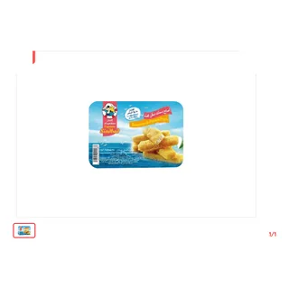 Bâtonnets de poisson panés CAPTAIN SINDBAD 250 g