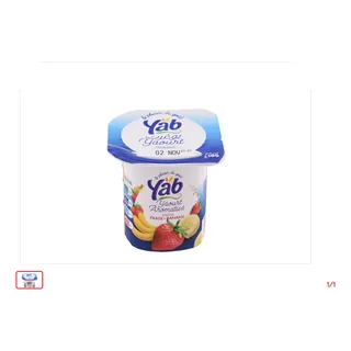 Yaourt Fraise YAB Le pot de 100 g