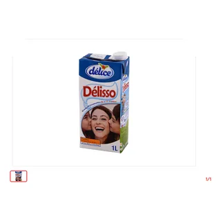 Lait enrichi DELISSO 1L