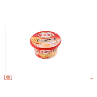 Crème à tartiner Emmental PRESIDENT 150 g