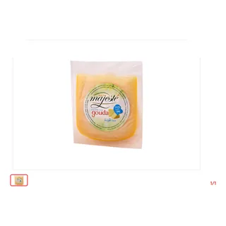 Fromage gouda 100% lait MAJESTE Conditionné par 100 g