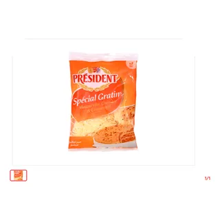Fromage rapé spécial grati PRESIDENT 120 g