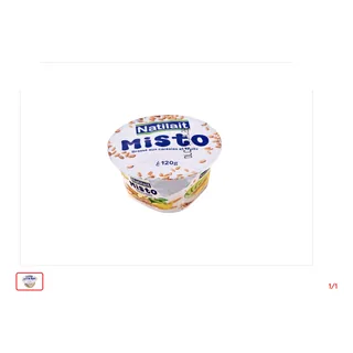 Yaourt brassé aux céréales et fruits Céréales-Pomme-Banane 120 g