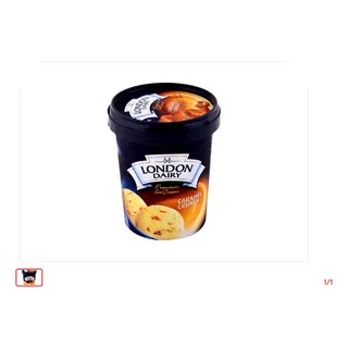 Glace Caramel -crunch LONDON DAIRY 500 ml
