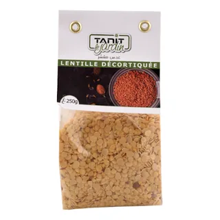 Lentilles décortiquées TANIT LE JARDIN 250 g
