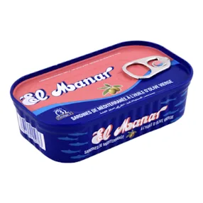 Sardine A'huile d'olive EL MANAR 125 g