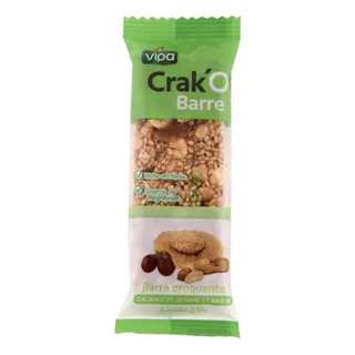 Barre de céréales cacahuète-sésame CRAKO 27 g