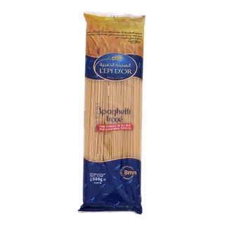 Pâte spaghetti troué n°1 L'EPI D'OR le sachet de 500 g