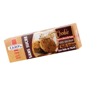 Cookies Sans sucre Healthy Multi graines CAMPI PLUS 100 g