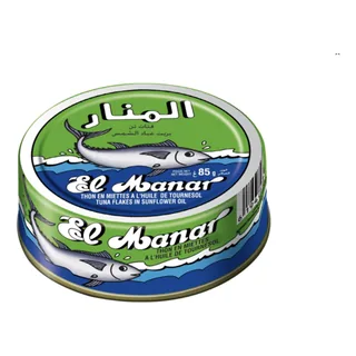 Thon en miettes à l'huile de tournesol EL MANAR 85 g