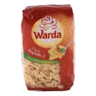 Pâte farfalle n*3 LA ROSE BLANCHE le paquet de 500 g