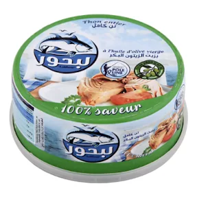 Thon entier à l'huile d'olive LEBHOUR la boite de 160 g
