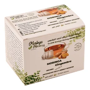 Thé infusion Moringa/Gingembre MORINGA 15 x 2,5 g