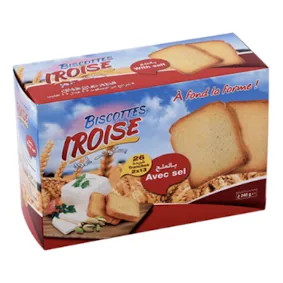 Biscottes avec sel IROISE 240 g