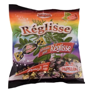 Bonbon réglisse PAPILLON 150 g