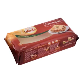 Pâte lasagne LA ROSE BLANCHE le paquet de 500 g