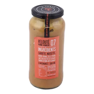 Velouté Bonne Humeur (Carotte, noisette, oignon, orange, sel et poivre) À TABLE 500 ml