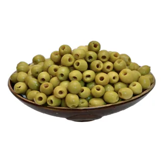 Olives vertes dénoyautées Conditionné (e) par 100 g