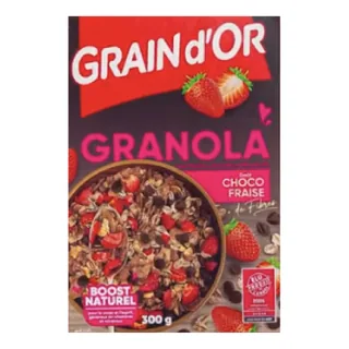 Granola cacao-fraise GRAIN D'OR 300 g