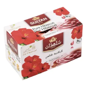Thé infusion Pure hibiscus SULTAN 20 x 1,6 g