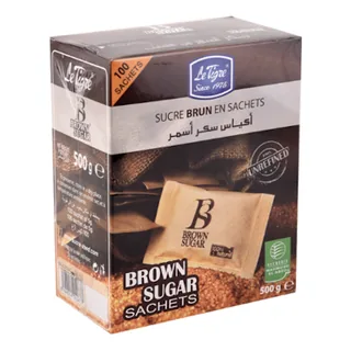 Sucre de canne BROWN SUGRE 100 x 5 g