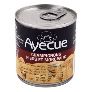 Champignon Pieds et morceaux AYECUE 185 g