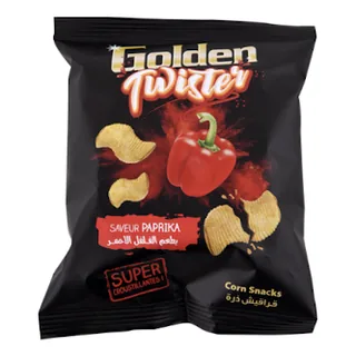 Chips paprika GOLDEN TWISTER 15 g
