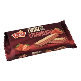 Gaufrettes Crème fraise TWINZ 80 g