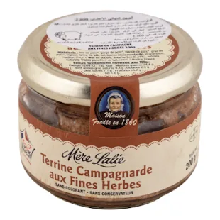 Terrine de campagne Aux herbes MERE LALIE 200 g