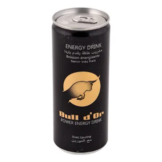 Boisson énergétique Avec taurine BULL D'OR 25 cl