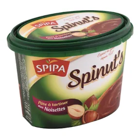 Pâte à tartiner noisette SPINUTS 450 g