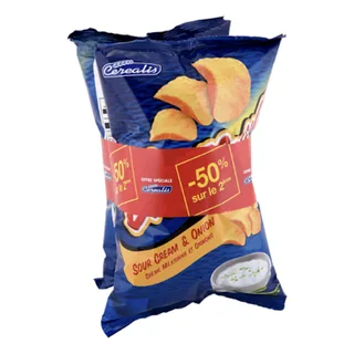 Chips Crème Oignon CHIPS'UP 2 x 70 g