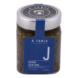 Tapenade d'olive noire À TABLE 260 g