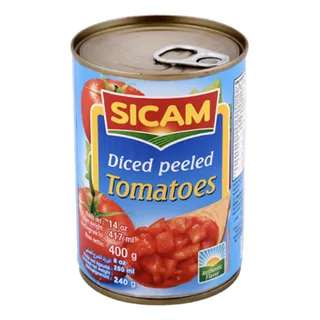 Tomate pelée cubé SICAM 400 g