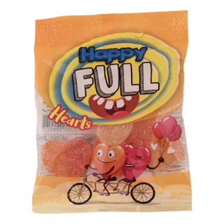 Bonbons gélifiés cœurs HAPPY FULL 30 g