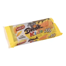 Gâteau vanille kids BREAK 10 x 17 g